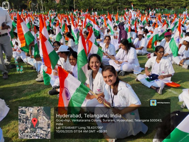MRVV Expressed its support for Operation Sindoor at college ground on 10.05.2025